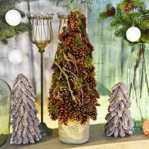 Article Cône en mousse florale masse florale sèche H40cm 2 pcs