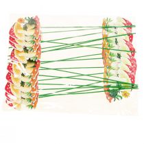 Article Bouchon décoratif bouchon de fleur en bois décoration grenouille 6,5 cm 18 pièces