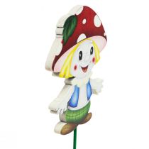 Bouchon fleur en bois champignon déco bouchon champignon enfants 5.5cm 18pcs