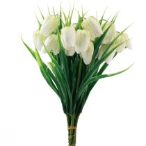 Article Fritillaria Fleur De Damier Blanc Fleurs Artificielles 38cm 6pcs