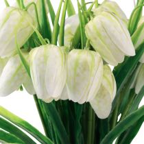 Article Fritillaria Fleur De Damier Blanc Fleurs Artificielles 38cm 6pcs
