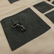 Article Tablier de sac à outils de jardin Tablier de jardin kaki 83×85cm