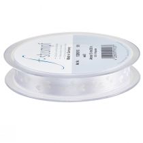 Article Ruban cadeau ruban de mariage blanc ruban décoratif 15mm 20m