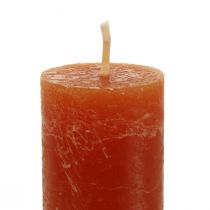 Article Bougies coniques bougies teintes en marron 34×240mm 4pcs