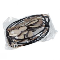 Article Décoration de lapin de Pâques à suspendre Décoration de Pâques en bois 13cm 4pcs