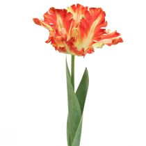 Article Fleur artificielle perroquet tulipe artificielle tulipe orange 69cm