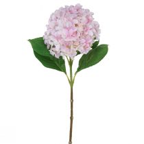 Article Hortensia artificiel rose clair fleur artificielle rose Ø15,5cm 45cm