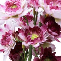 Article Fleurs artificielles Asters artificiels Fleurs en soie Violet 80 cm