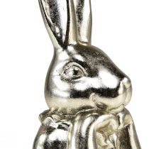 Article Lapin de Pâques décoratif Buste de lapin décoratif en céramique dorée H23,5 cm