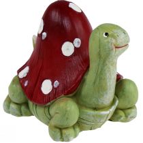 Article Décoration tortue amanite mouche décoration vert rouge 10cm 2pcs