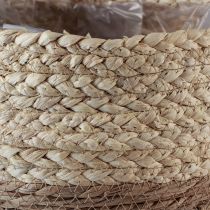 Article Corbeille à anses panier à plantes jute jonc de mer Ø23cm H20cm