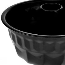 Article Moule à gâteau Bundt noir décoratif en métal Ø23cm