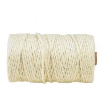Article Ruban de jute ruban de jute ruban de jute crème ruban décoratif blanc Ø4mm 100m