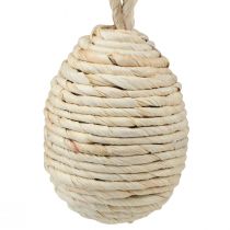Article Oeufs de Pâques décoratifs à suspendre avec oreilles de lapin 13,5 cm 4 pcs