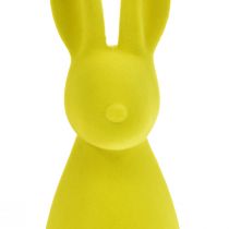 Article Décoration de lapin de Pâques jaune-vert – 2e choix – Floqué debout 15 × 15,5 × 47 cm