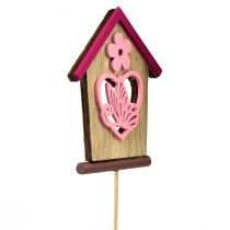 Article Bouchon de fleur maison de printemps fleur papillon 8,5 cm 12 pcs