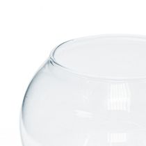 Article Vase Boule Mini Vase Rond en Verre Déco H8cm Ø7cm