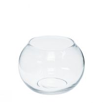 Article Vase Boule Mini Vase Rond en Verre Déco H8cm Ø7cm