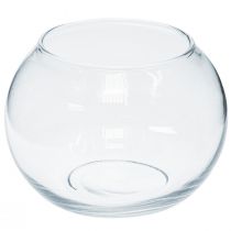 Article Vase boule vase à fleurs en verre rond décoration verre H11cm Ø15cm