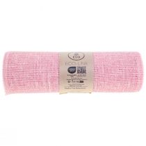Article Chemin de table jute ruban de jute ruban de table rose clair 30cm 5m