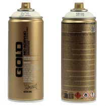 Article Bombe de peinture blanche en spray Montana Gold Shock White 400ml