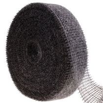 Article Ruban en filet de jute, ruban décoratif en jute marron taupe, 5 cm, 40 m