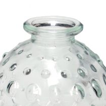 Article Petit vase en verre vase boule vase clair Ø8,5cm H8cm
