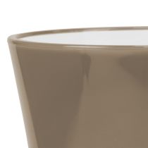 Article Vase &quot;Fizzy&quot; gris platine Ø13,5cm à environ Ø28,5cm 1 pc