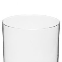 Article Vase en verre grand cylindre en verre vase à fleurs en verre Ø15cm H20cm