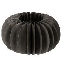 Article Anneau décoratif en papier nid d'abeille en forme de citrouille, 24 cm, lot de 4