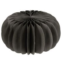 Article Anneau décoratif en papier nid d'abeille en forme de citrouille, 24 cm, lot de 4