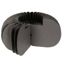Article Anneau décoratif en papier nid d'abeille en forme de citrouille, 24 cm, lot de 4