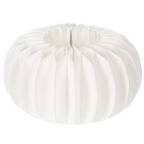 Article Anneaux en papier alvéolé en forme de citrouille, ronds, de grande taille (24 cm), pour fleurs séchées et décorations d'automne (lot de 4).