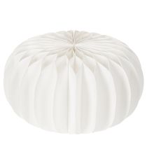 Article Anneaux en papier alvéolé en forme de citrouille, ronds, de grande taille (24 cm), pour fleurs séchées et décorations d'automne (lot de 4).