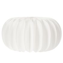 Article Anneaux en papier alvéolé en forme de citrouille, ronds, de grande taille (24 cm), pour fleurs séchées et décorations d'automne (lot de 4).