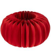 Article Décoration de table moderne ronde en papier alvéolé, citrouille, 24 cm, lot de 4