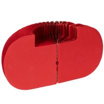 Article Décoration de table moderne ronde en papier alvéolé, citrouille, 24 cm, lot de 4
