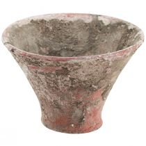 Article Pot en résine Pot en argile Pot de fleurs Terre cuite Vintage H7cm 2pcs