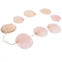 Boltze Capiz Deko Girlande Hängend Amelie -1 Stück, Länge 120 Cm