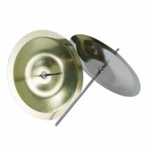 Article Bougeoir avec épine dorée Ø5cm 36 pcs