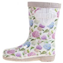 Botte en caoutchouc cache-pot aspect céramique H17,5cm