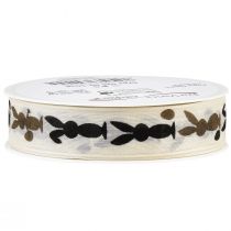 Article Ruban cadeau Ruban de Pâques avec fil 25mm 18m