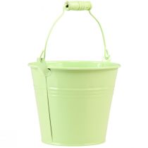 Article Seau avec anse jardinière métal pastel Ø14cm H12cm 6 pcs