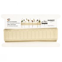 Article Ruban décoratif boucles de ruban marron 40mm 6m