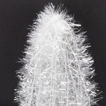 Article Branche d'hiver artificielle blanche à l'aspect givré et enneigé, 70 cm