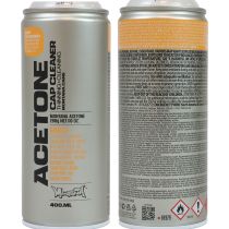 Article Spray nettoyant acétone + diluant Montana Cap Cleaner 400ml