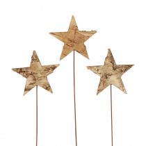 Article Étoiles décoratives à coller sur écorce d&#39;arbre étoiles de décoration Avent 22cm 24 pcs