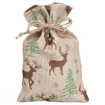 Article Sacs pour calendrier de l&#39;Avent cerf marron 12,5×20cm 24 pcs