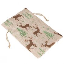 Article Sacs pour calendrier de l'Avent cerf marron 12,5×20cm 24 pcs