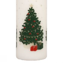 Article Bougie du calendrier de l&#39;Avent Bougie de Noël blanche 150/65mm